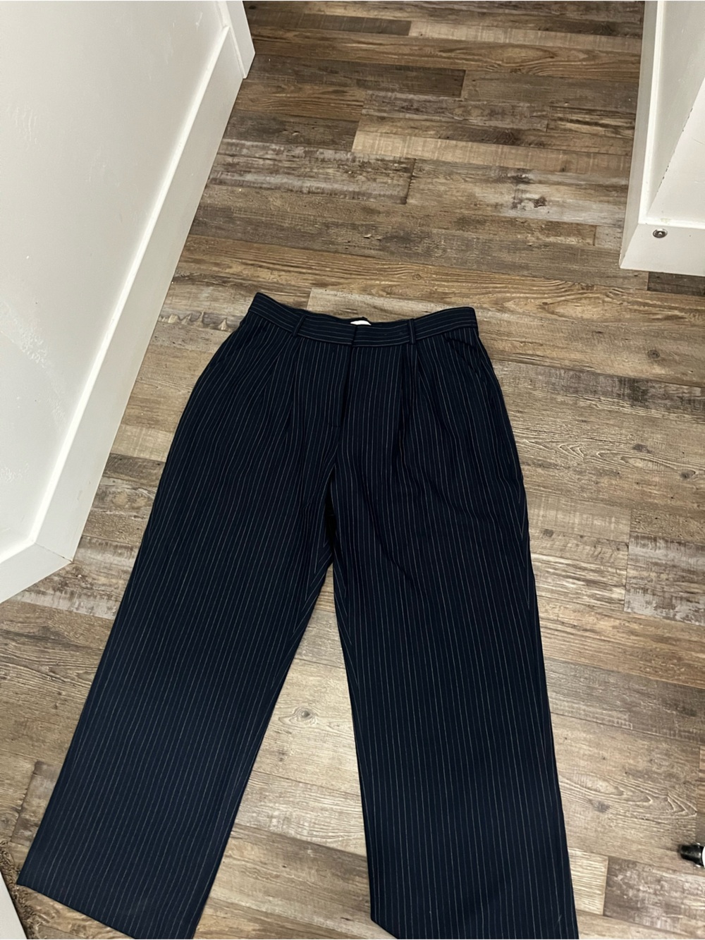 Abercrombie & Fitch CurveLove Pinstripe Trousers